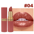 LUXURYTO Pearlescent Glitter Velvet Lipstick – Metallic Shimmer