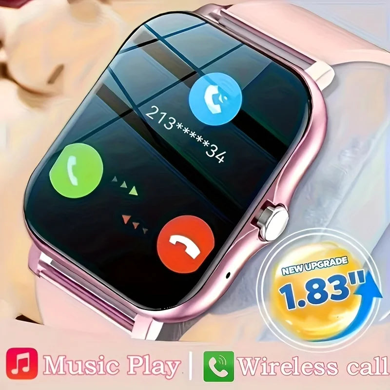 VETXI Smartwatch – HD Touch Screen, Calls, SMS & Alexa