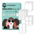 Hydrogel acne removing patch (4 shapes), 180 pieces/box, deep cleaning acne removing patch, effective acne removing patch Oasis Select 180pcs