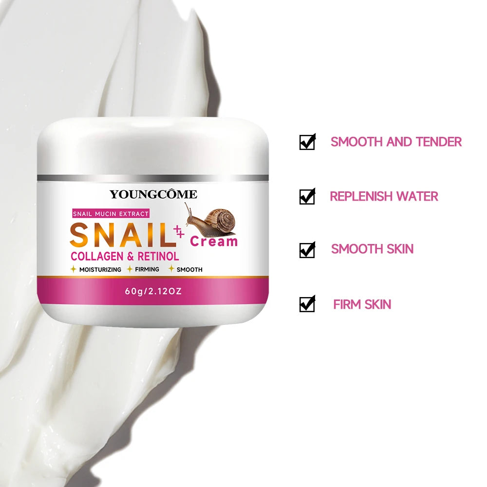 YOUNGCOME Snail Mucin Collagen Anti-Aging Day Cream 30/60g Anti-Aging Face Cream Oasis Select