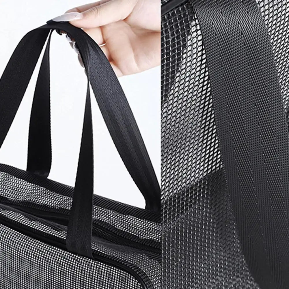 Mesh Shower Toiletry Bag – Large Capacity Bath & Travel Tote