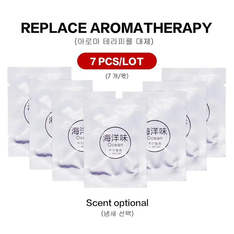 7/14/24PCS Car Air Freshener Export Car Air Conditioner Outlet Solid Perfume Car Perfume Stick Refill 7 Flavor Car Air Freshener Oasis Select 7 Pcs Ocean