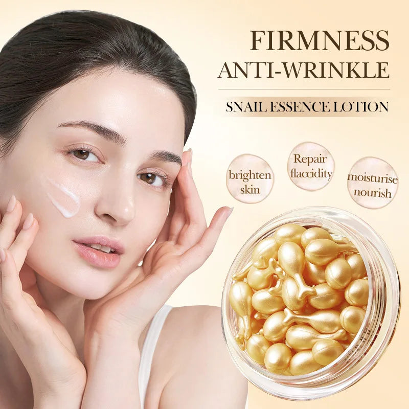 Snail Secretion Facial Essence Capsules – Moisturizing Serum