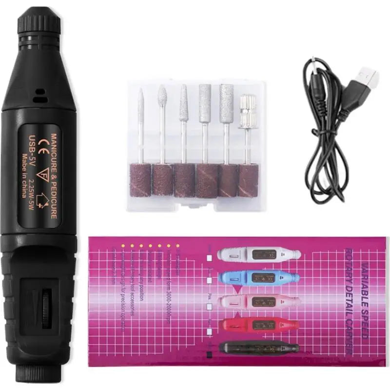 Electric Nail Drill – Rechargeable File for Acrylic & Gel Nails Electric Nail Drill Oasis Select E