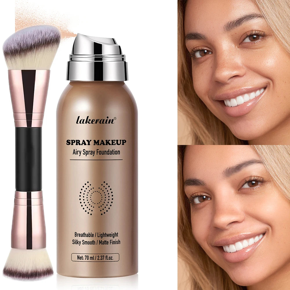 Airbrush Spray Foundation 2-Pack 70ml | Matte Full Coverage