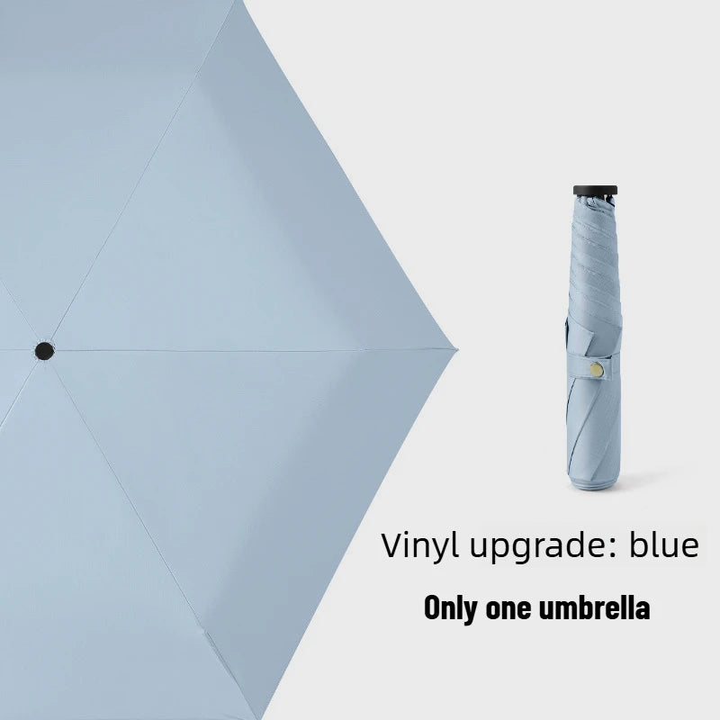 Ultra-light Ultra-fine Carbon Fiber Umbrella Black Sunscreen Sun Rain