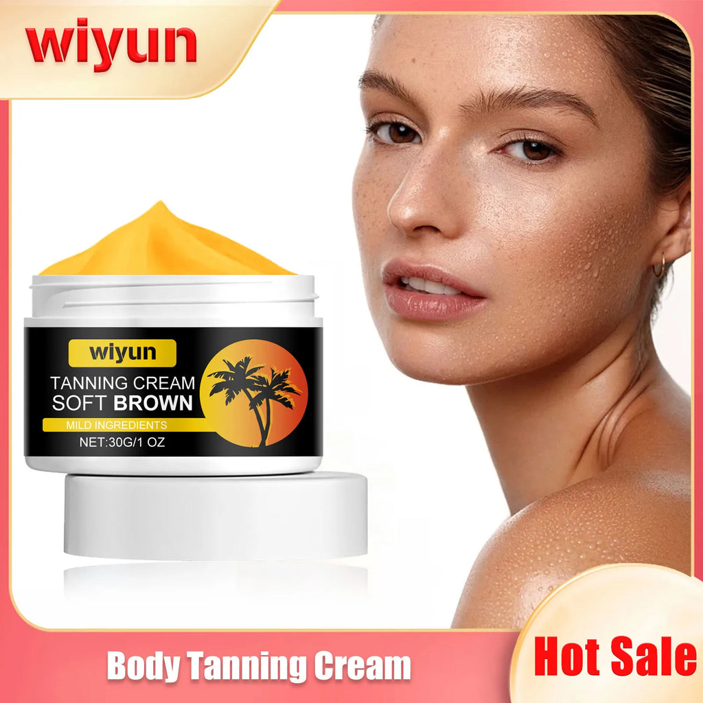WIYUN Self Tanner Bronzer Booster Cream – Sunless Tan 30g/60g