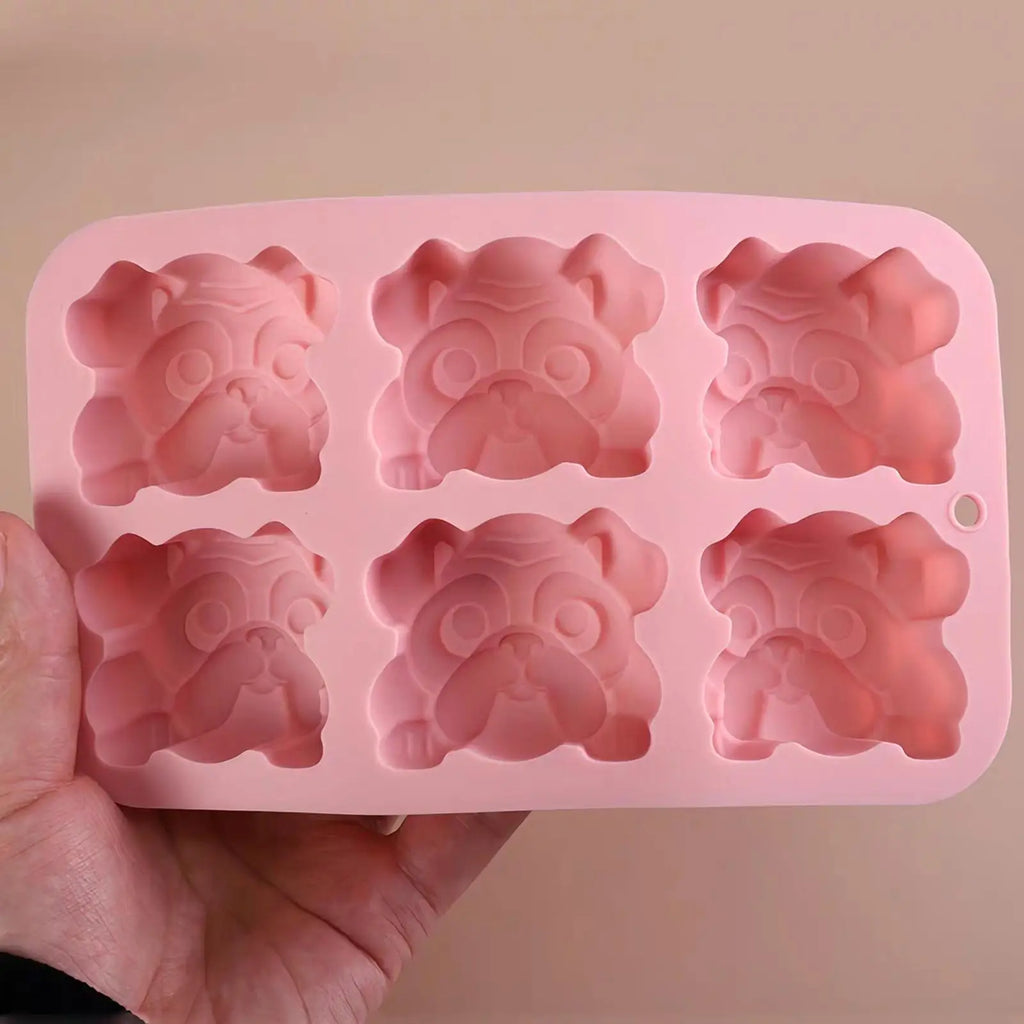 Dog Shaped Silicone Mold – Ice Cubes, Chocolate & Candy Tray