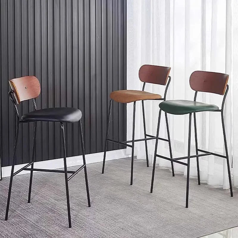 Nordic Minimalist And Luxurious Bar Chairs, Coffee Shops, Milk Tea Shops, Homestays, Restaurants, Bars, Chairs, Stools, Iron Hig Oasis Select