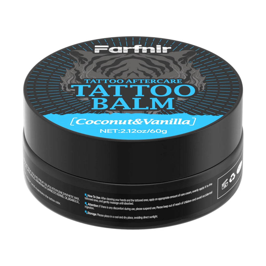 TATTOO BALM Cream Moisturizing Nourishing After Tattooing Brightens Lasting Color Fixation Enhances Protection Color, Gentle Oasis Select TATTOO BALM 60g
