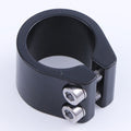 Brand New Seatpost Clamp 1 Pcs Accessories Black/silver Double Layer Easy To Install For 31.8mm/34.9mm Diameter Oasis Select black