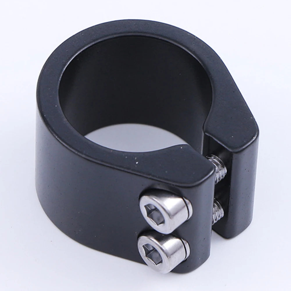 Brand New Seatpost Clamp 1 Pcs Accessories Black/silver Double Layer Easy To Install For 31.8mm/34.9mm Diameter Oasis Select black