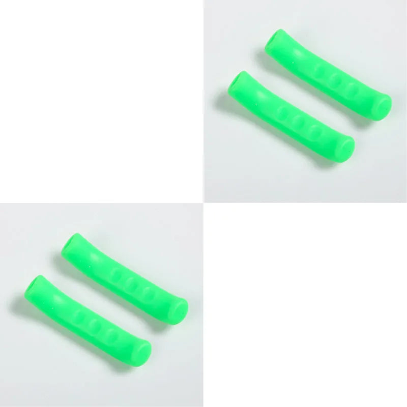 1/2Pair Bicycle Brake Handle Protection Cover Mountain Road Bike Brake Lever Protection Anti Slip Gel Sleeve Cycling Accessories Oasis Select 2pairs Green
