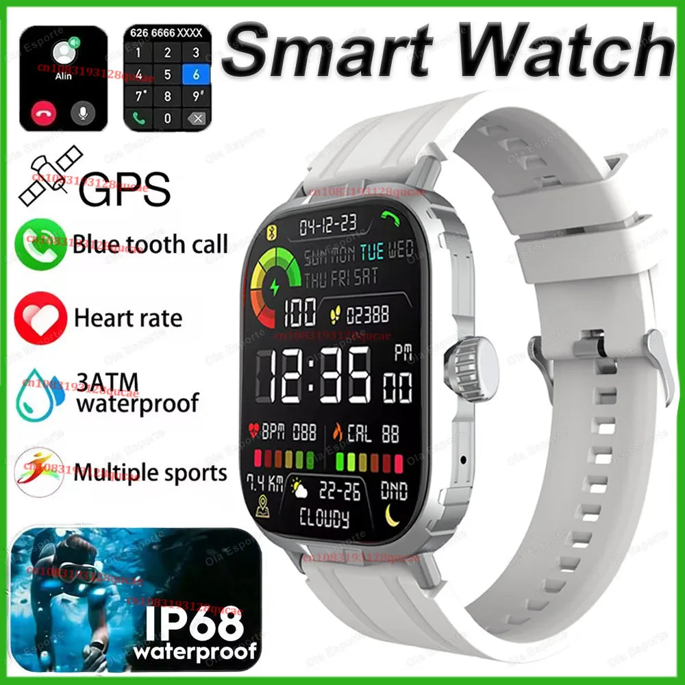Military GPS Smartwatch IP68 Outdoor Sports Tracker Bluetooth