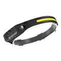 LED Sensor Headlamp Camping Search Light Head Flashlight Rechargeable Powerful Lamp Front Lanterns Headlights 6 Styles Oasis Select W689-1 wihte