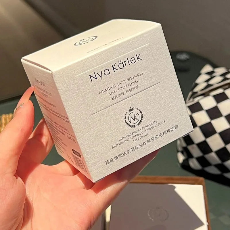 Luxury Rejuvenating Cream Smoothing Wrinkle Concentrate Firming Complex,Overnight Recovery Tired Skin Elasticity Boost,Spa-Grade Oasis Select 50g