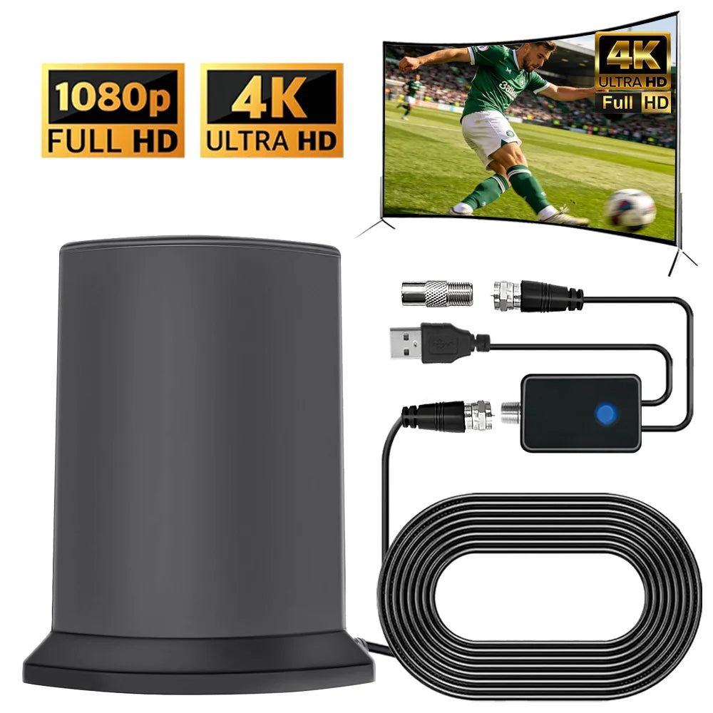 Home-use high-gain omnidirectional antenna, universal digital TV antenna for indoor use, HDTV antenna Oasis Select