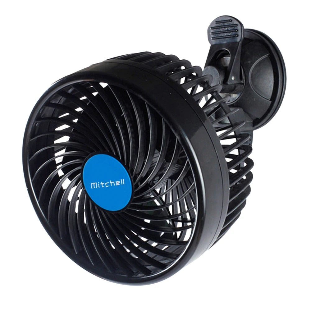 12/24V Car Cooling Fan Single Head Electric Car Cooler Sucker Air Circulator Fan Electric Car Circulator for Auto Truck Off-Road Oasis Select 12V france
