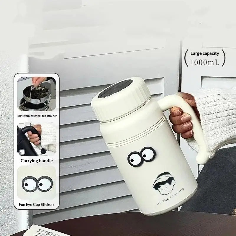 1000ml 316 Stainless Steel Insulated Water Bottle with Handle