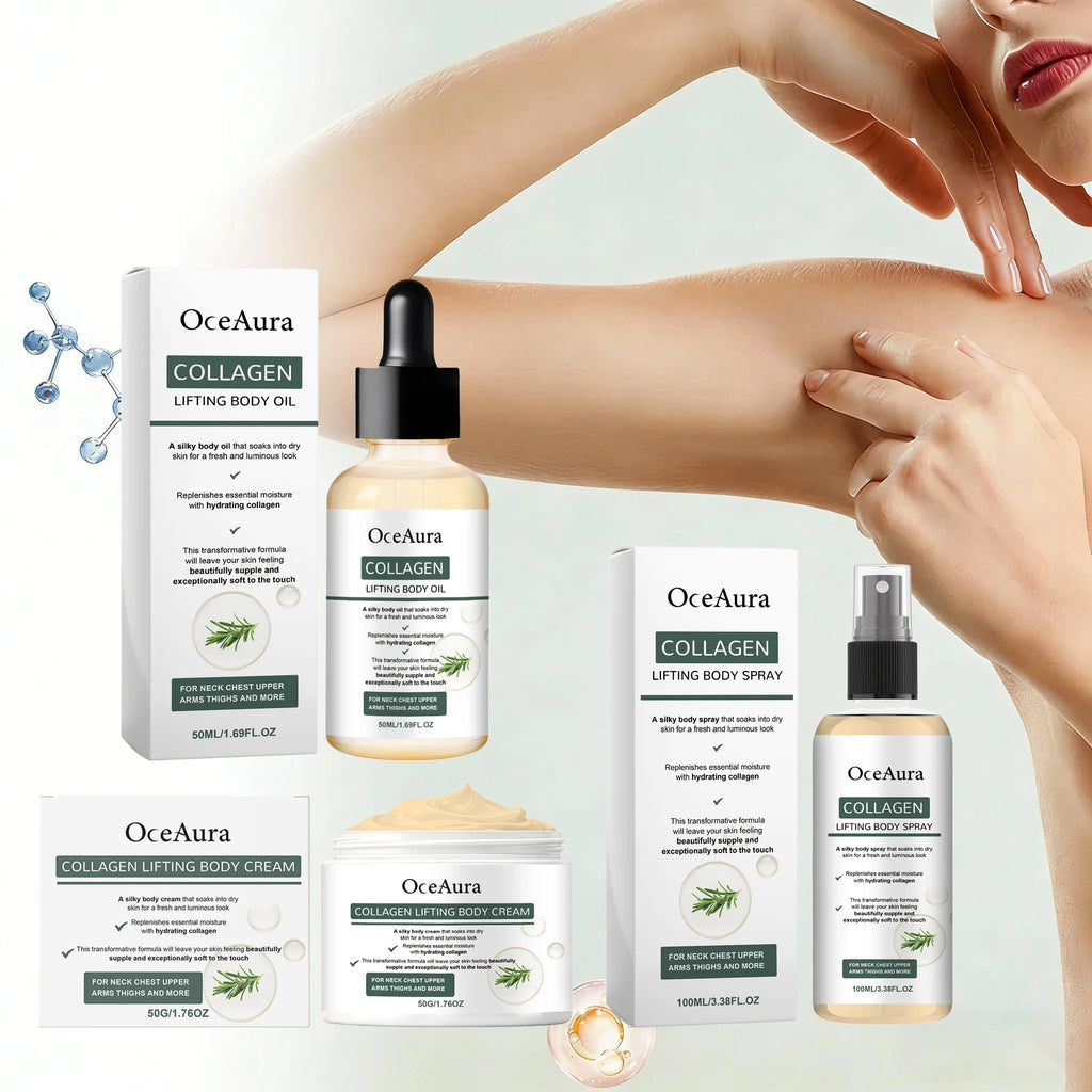 OceAura Collagen Body Oil – Firming, Cellulite & Dry Skin Firming Body Oil Oasis Select