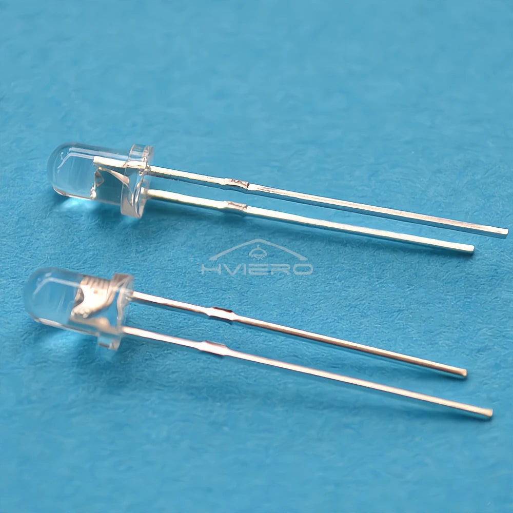 100Pcs 3mm LED Diode Assortment Kit – Ultra Bright Multi-Color