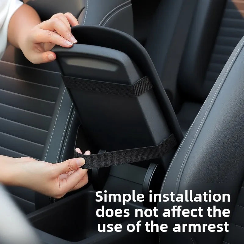 Car Armrest Pad Durable Universal Soft 1pc Plush Heightening Pad For Central Console For Vehicles For Car Interior Armrest Cover Oasis Select