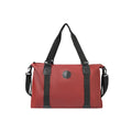 Waterproof Oxford Travel Duffel Bag, Large Capacity Wet Dry Gym Bag with Luggage Sleeve, Crossbody Handheld for Short Trips Oasis Select Red