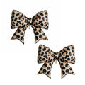Leopard Print Foil Bow Balloons 2pcs – Party & Wedding Décor