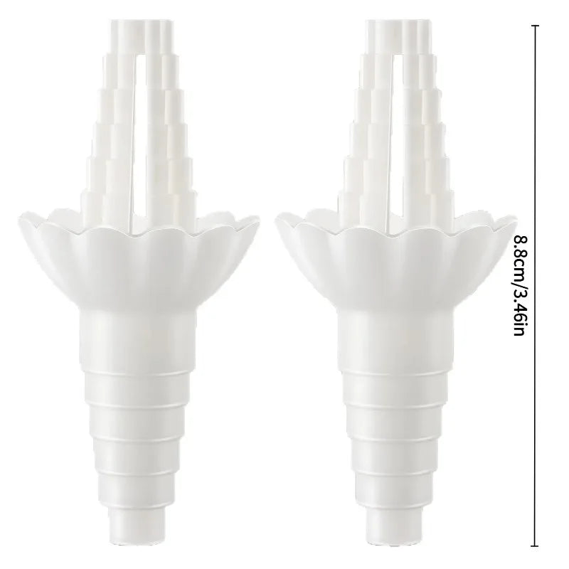 Universal Bottle Emptying Kit - Reusable Liquid Transfer Connector with No Waste Funnel Adapter Compatible with Soap Shampoo Oasis Select