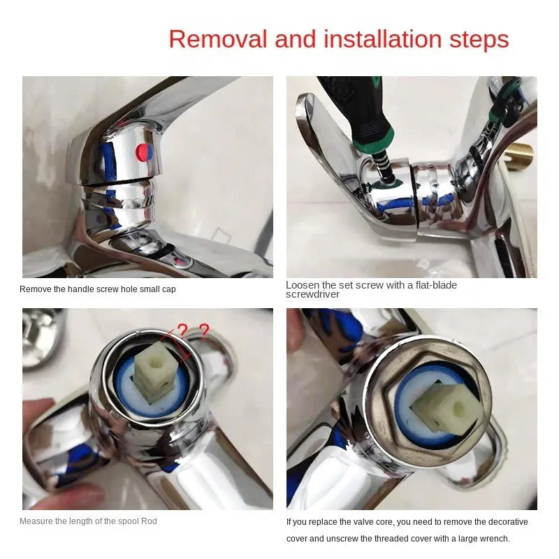 Faucet Handle Dish Basin Shower Switch Dial Hot Cold Water Tap Replacement Cover pressure balance Faucet Hardware Accessories Oasis Select
