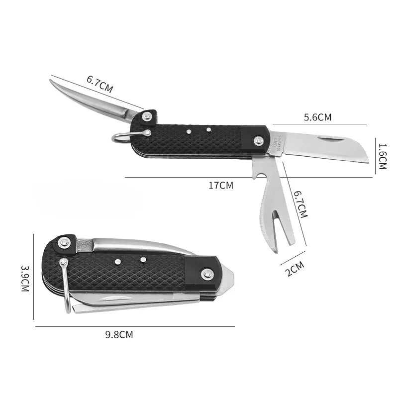 Multi-functional Foldable Sailor Knife Lifesaving Diving Rope Cutter Marine Seafarer Cutting Tool for Ship Maintenance Outdo Use Oasis Select