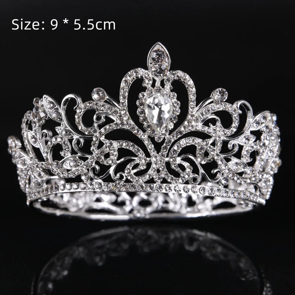Rhinestone Crown Baking Cake Topper Headwear Decoration Children's
