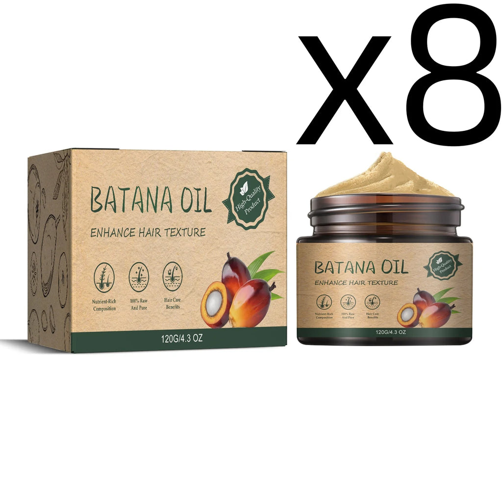 Batana Oil Hair Cream – Deep Repair, Moisturize & Frizz Control Hair Treatment Cream Oasis Select 120g Boxed X 8PCS