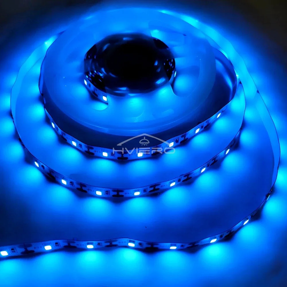USB 5V Festival Party Bedroom BackLight Lamps LED Light Strips Home Decorations 1/2/3/4/5M 2835 Decoration Lighting Ribbon Lamp Oasis Select 2835 Blue 4 m
