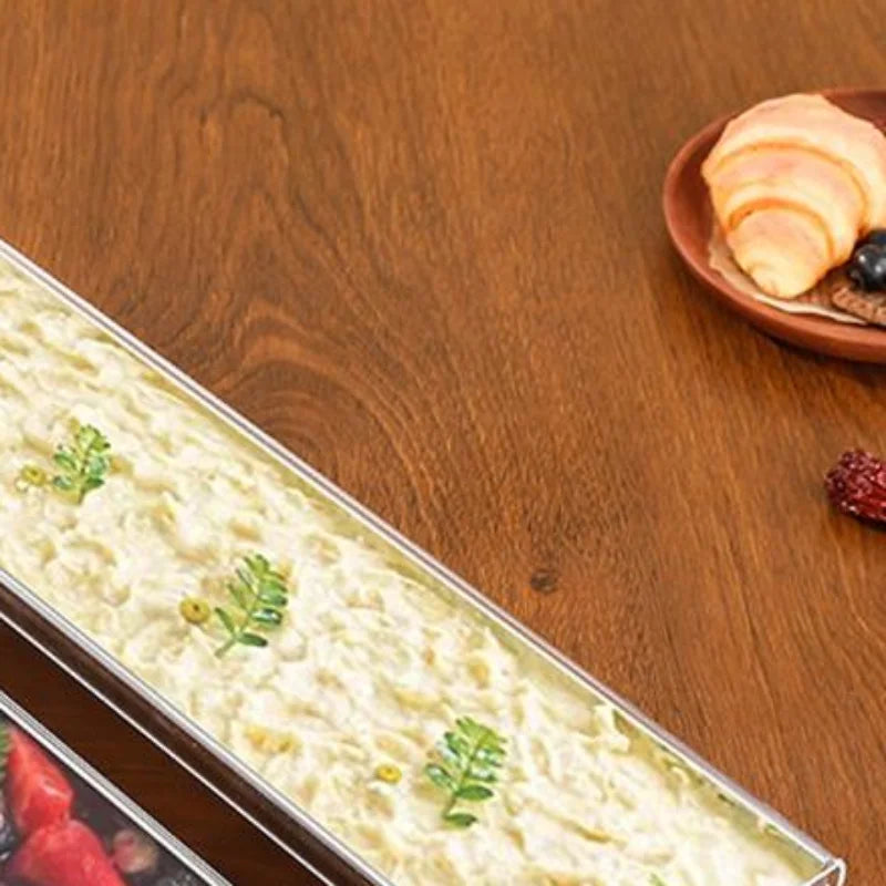 High Quality 40cm Thickened Stainless Steel Tiramisu Cake Mold Rectangular Square Fixed Mold Oasis Select
