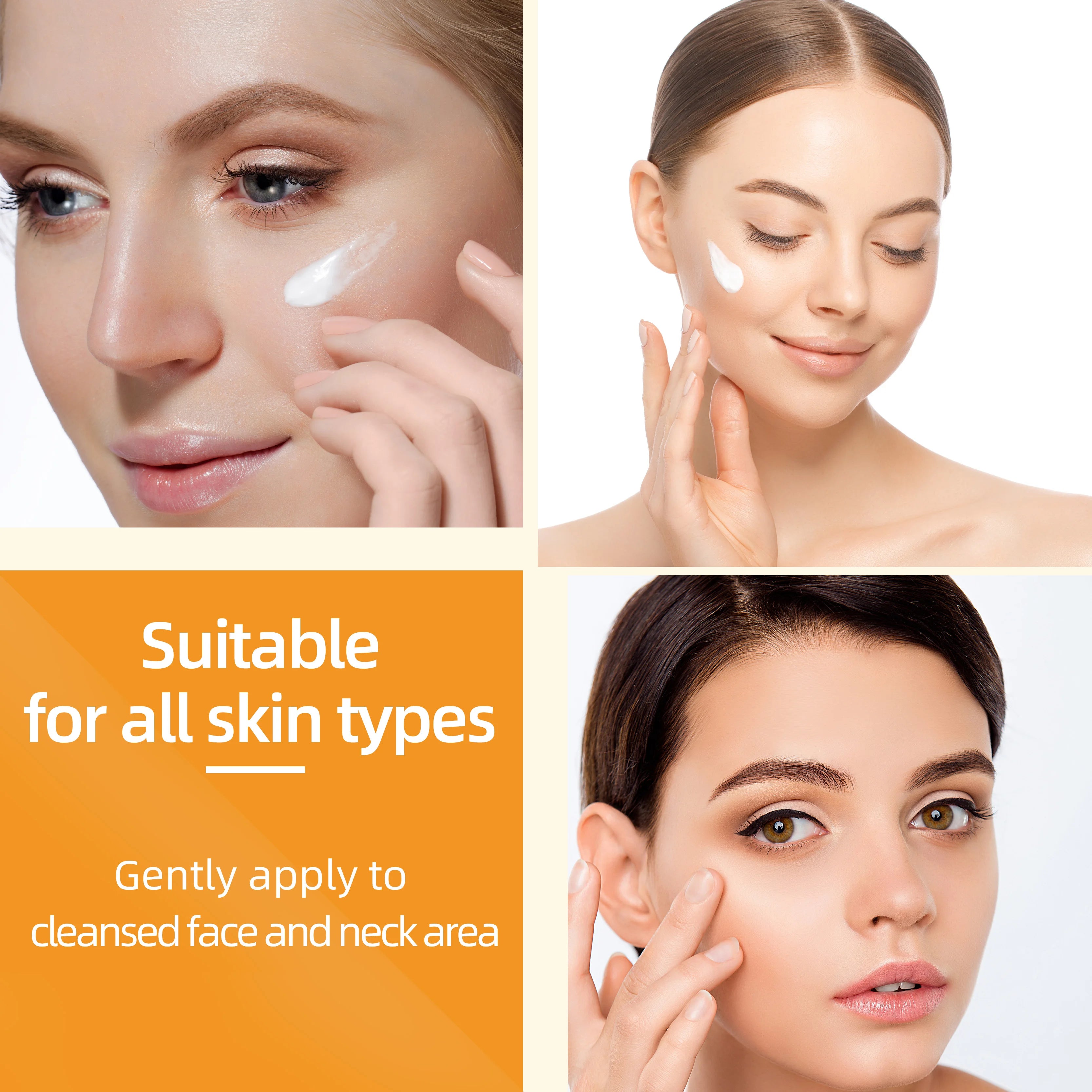 Turmeric & Vitamin C Cream -Lightweight Nourishment for Face& Neck, Fast-Absorbing HydrationAll Skin Types Oasis Select