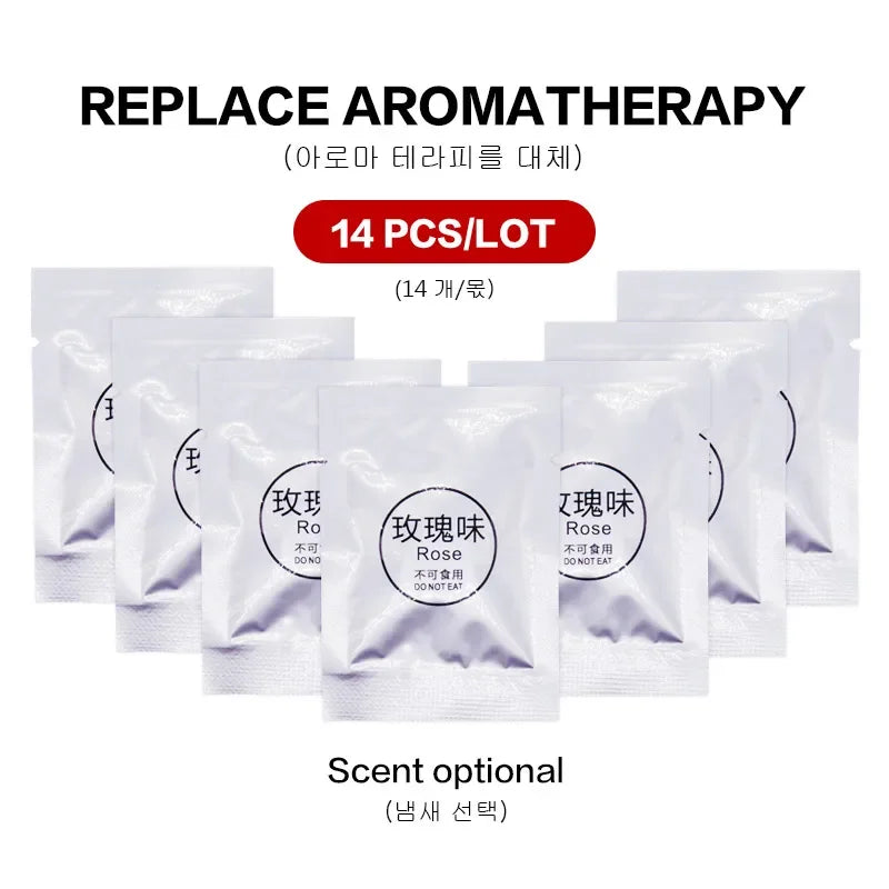 7/14/24PCS Car Air Freshener Export Car Air Conditioner Outlet Solid Perfume Car Perfume Stick Refill 7 Flavor Car Air Freshener Oasis Select 14 Pcs Jasmine