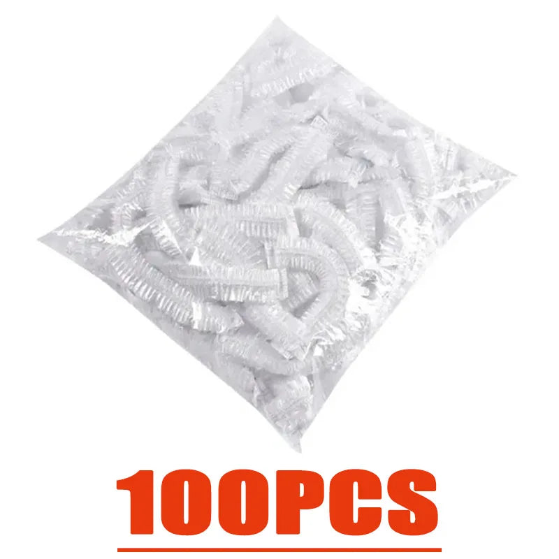 100/1500PCS Disposable Plastic Packaging, Durable Bowls With Elastic Food Lids, And Kitchen Fresh-Keeping Bags With Board Lids Oasis Select 100pcs