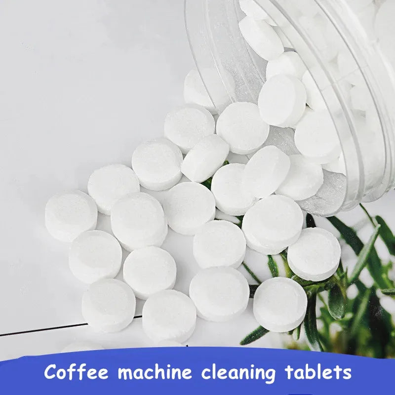 5/10/20/30/50/60pcs Full-Automatic Coffee Maker Machine Cleaning Tablets Descaling Agent for Home Office Shop Oasis Select