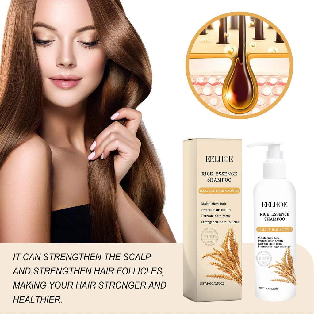 Rice Shampoo and Conditioner for Hair Growth Moisturizing Scalp Deep Cleansing to Strengthen Hair Oil of Rosemary Shampoo 100g Oasis Select
