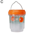 Solar Powered LED Insect Killer Mosquito Zapper Outdoor Hanging Trap Safe Non-Toxic Reusable Lamp Light Trap Pest Control Light Oasis Select MF-orange