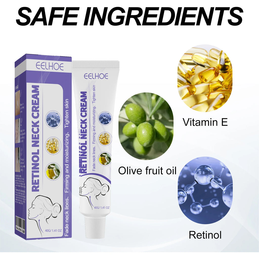 Eelhoe Retinol Neck Cream – Firm, Lift & Reduce Neck Lines Neck Firming Cream Oasis Select