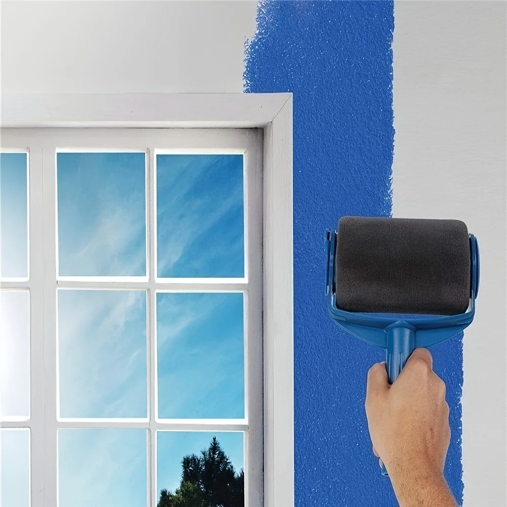 Multifunctional Paint Roller and Angle Brush Handle Set Wall Painting Tool Kit DIY Household Easy To Use Paint Brush Roller Oasis Select