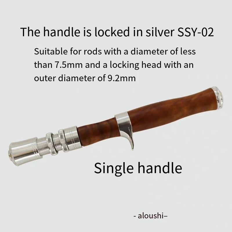 Weiwu Makou Rod DIY Solid Wood Cork Handle High Quality Stream Road Ya Rod Handle Oasis Select 7