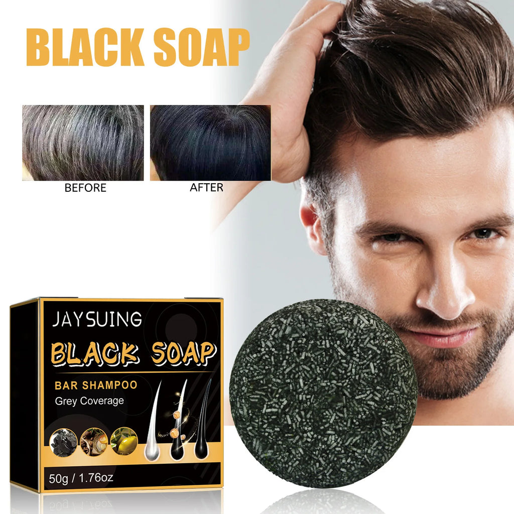 Natural Polygonum Multiflorum Solid Shampoo Bar Nourish Scalp Improve Dry Hair Anti Dandruff Hair Care Soap 50g Oasis Select