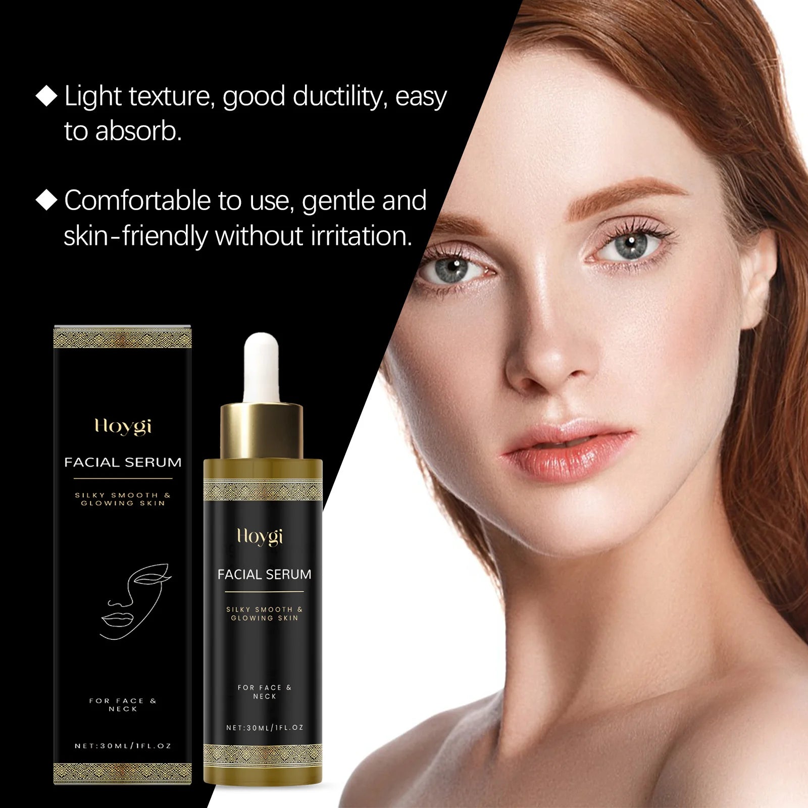 Hoygi Face Serum – Vitamin E, Frankincense & Anti-Aging 30ml Face Serum Oasis Select