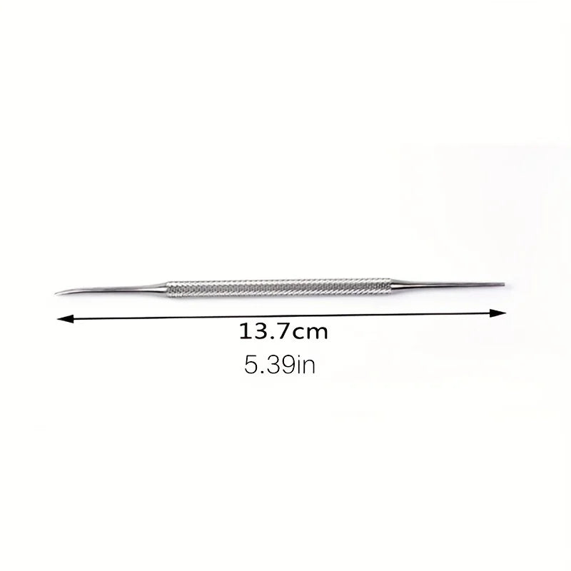 Stainless Steel Nail File & Multifunctional Nail Art Pen Tool Nail File Tool Oasis Select