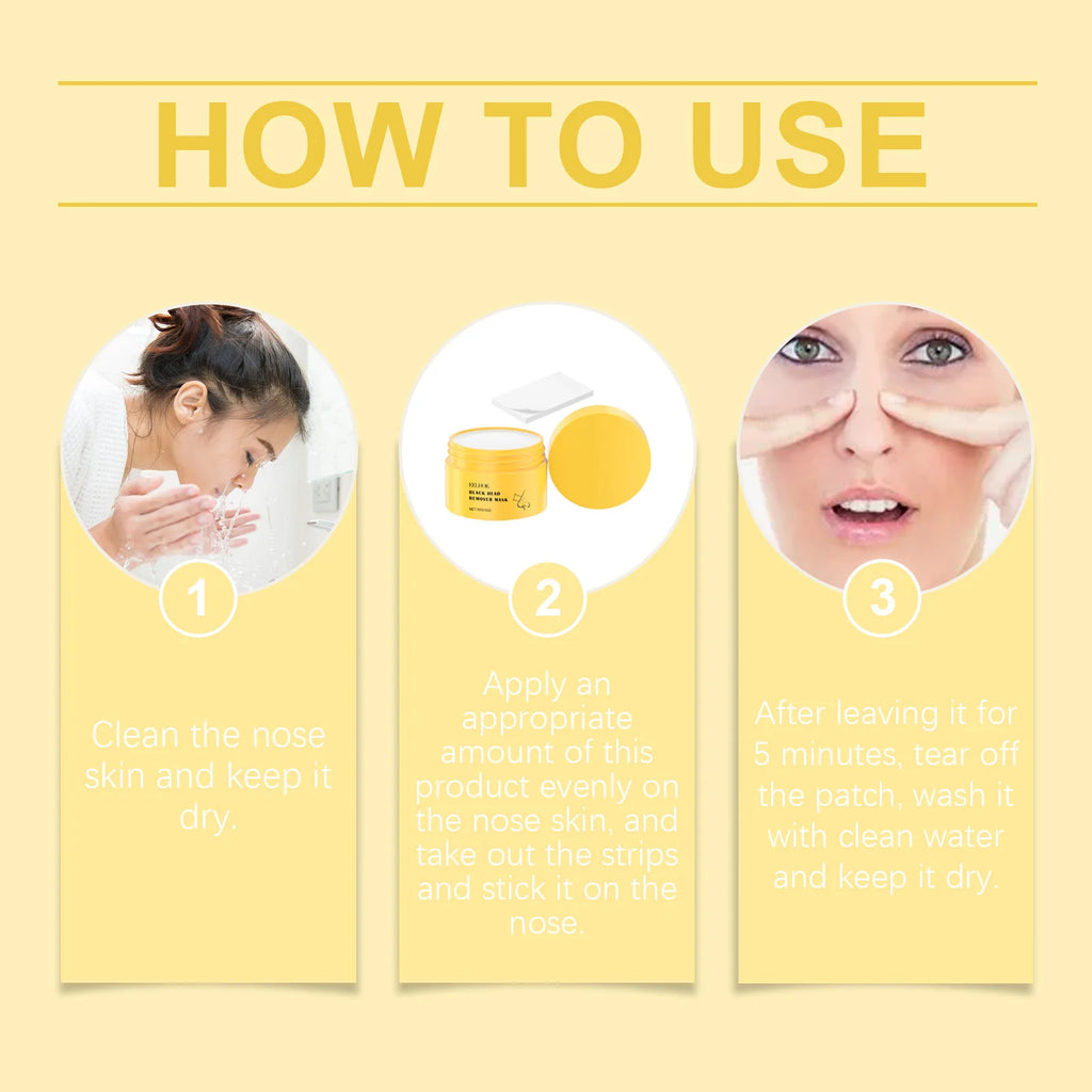 EELHOE Blackhead Remover Peel-Off Nose Strips – Deep Pore Cleanse Blackhead Nose Strips Oasis Select