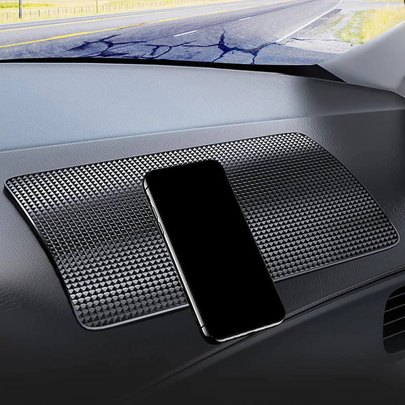 Heat Endurable Dashboard Sticky Mat; Convenient Car Interior Non-Slip Organizer for Phones and Shades Oasis Select