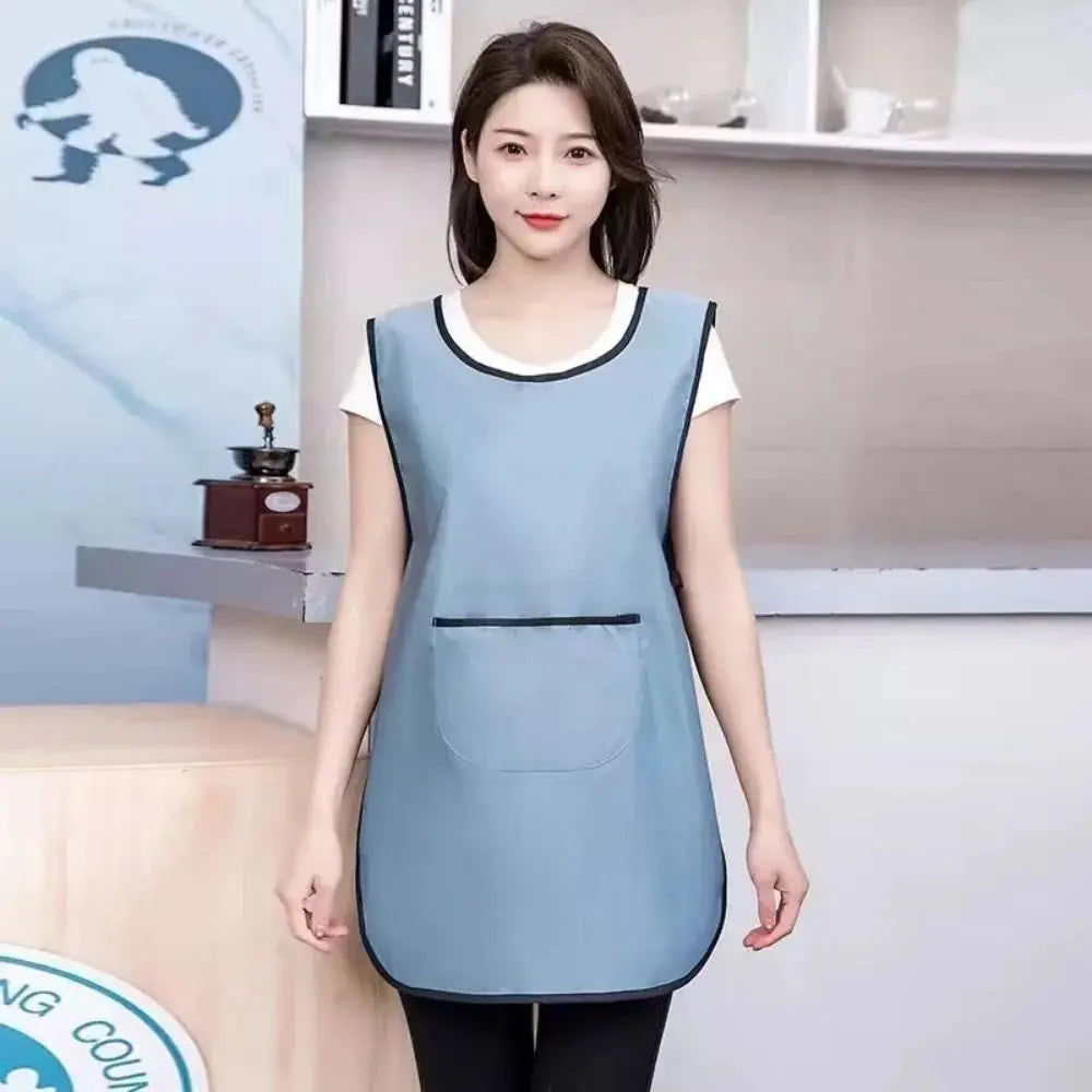 Waterproof Hair Stylist Apron with Large Pockets | Work Apron